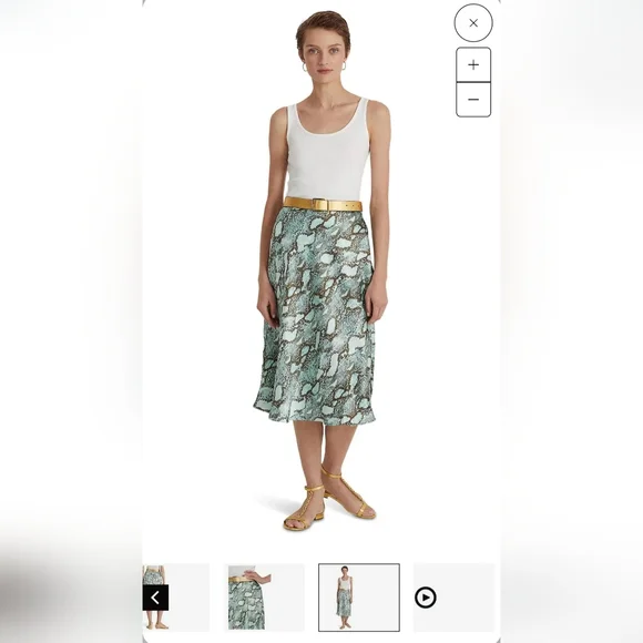 Silk Skirt Ralph Lauren - Picture 3 of 7